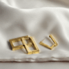 Gold Plated Square Earrings