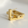 Gold Plated Square Earrings