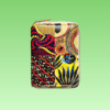 DLJC Bags & Aksesory - African Tribal Blue Kaleidoscope Pattern Fabric Mini Coin Purse Wallet Card Holder Women