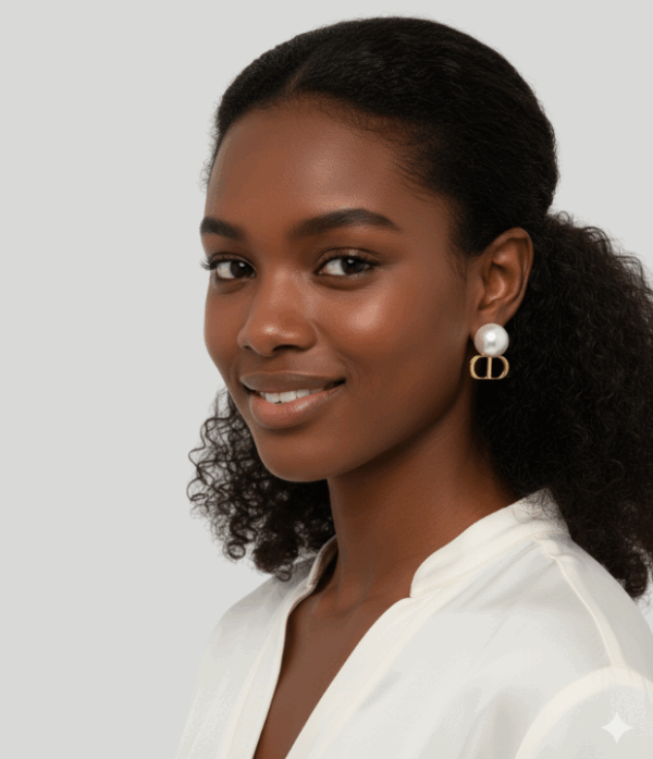 Imitation Charm Pearl Earrings