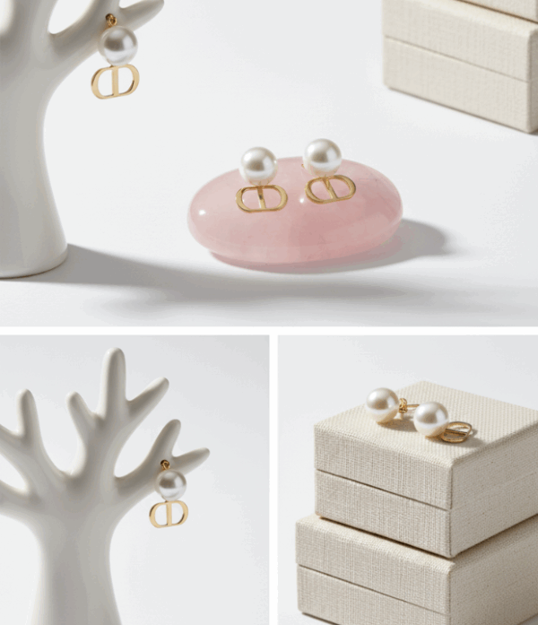 Imitation Charm Pearl Earrings