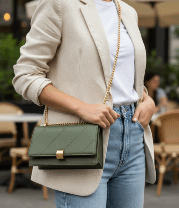 Luxury Sling Bag For Women Pu Leather